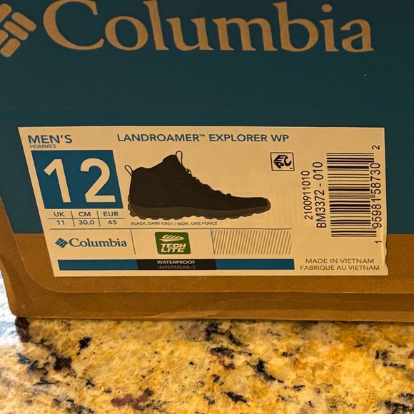 Columbia Men’s Land-Roamer Explorer Waterproof Boots SZ:12 - - Picture 15 of 15